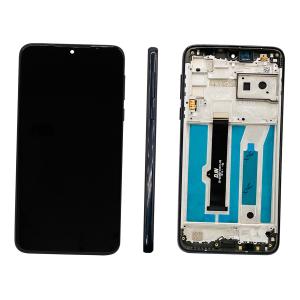 DISPLAY LCD PER MOTOROLA XT2016 MOTO ONE MACRO NERO CON FRAME