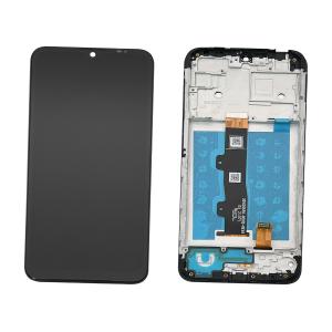 DISPLAY LCD PER MOTOROLA XT2097 MOTO E7 POWER / E7I POWER NERO CON FRAME
