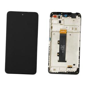 DISPLAY LCD PER MOTOROLA XT2229-2 MOTO E32S NERO CON FRAME