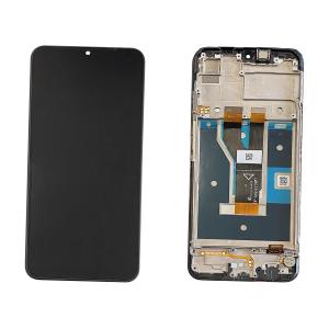 DISPLAY LCD PER REALME C21 NERO CON FRAME 4906056 SERVICE PACK