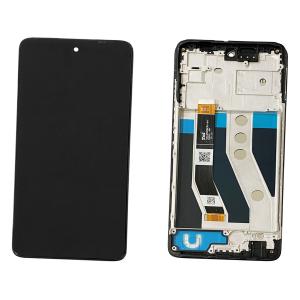 DISPLAY LCD PER MOTOROLA XT2223 MOTO G62 5G NERO CON FRAME