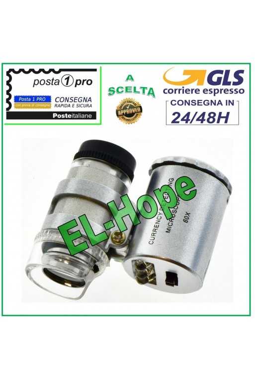 MICROSCOPIO 60X LENTE D&amp;