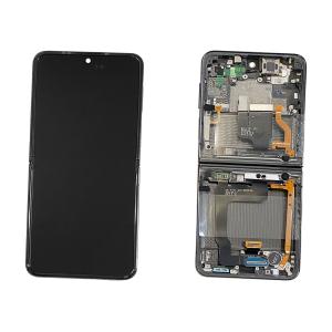DISPLAY LCD PER SAMSUNG F721B Z FLIP 4 5G GRAPHITE CON FRAME GH82-29440A GH82-29441A GH82-30238A GH82-30239A - SERVICE PACK