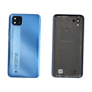 BACK COVER PER REALME C11 RMX3231 BLU CON VETRO CAM 4908552 - SERVICE PACK