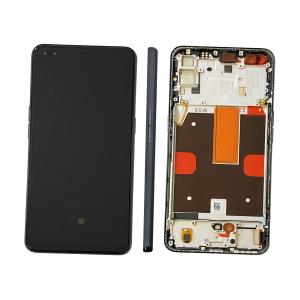 DISPLAY LCD PER OPPO RENO 4 5G NERO CON FRAME 4904705 - SERVICE PACK