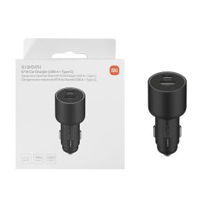 PRESA AUTO XIAOMI MI 67W DUAL-PORT CAR CHARGER BHR6814GL NERO - BLISTER