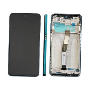DISPLAY LCD PER XIAOMI REDMI NOTE 9S / 9 PRO VERDE CON FRAME 560004J6B200 - SERVICE PACK