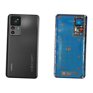 BACK COVER PER XIAOMI 12T NERO CON VETRO CAM 560007L12A00