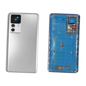 BACK COVER PER XIAOMI 12T SILVER CON VETRO CAM 560008L12A00