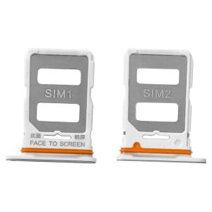 CARRELLO SIM PER XIAOMI 12T / 12T PRO SILVER (DUAL SIM) 48200000LW3W
