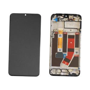 DISPLAY LCD PER OPPO A57S / A77 4G / ONE+ NORD N20 SE NERO CON FRAME 4130254 - SERVICE PACK