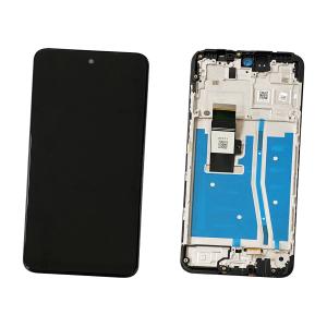 DISPLAY LCD PER MOTOROLA XT2335 MOTO G53 NERO CON FRAME 5D68C22150