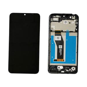 DISPLAY LCD PER MOTOROLA XT2345 MOTO E13 NERO CON FRAME 5D68C22340
