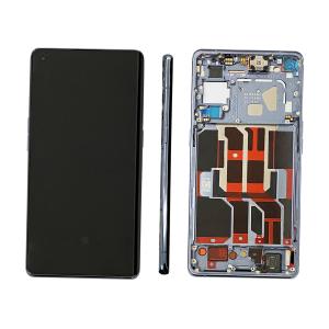 DISPLAY LCD PER OPPO RENO6 PRO 5G CPH2247 / RENO6 PRO PLUS 5G PENM00 LUNAR GREY CON FRAME 4907528 SERVICE PACK