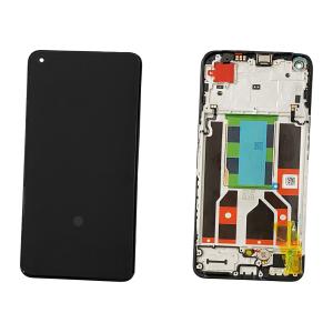 DISPLAY LCD PER OPPO RENO 8 5G CPH2359 NERO CON FRAME 4130256 SERVICE PACK