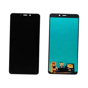 DISPLAY LCD PER SAMSUNG A920F A9 2018 NERO (OLED) (S/S)