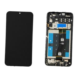 DISPLAY LCD PER SAMSUNG A145R A14 NERO CON FRAME GH81-23540A GH81-23541A SERVICE PACK