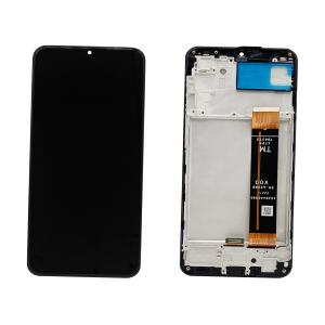 DISPLAY LCD PER SAMSUNG A236B A23 5G NERO CON FRAME (FLAT: SM-A236B V00 TM LTPS)