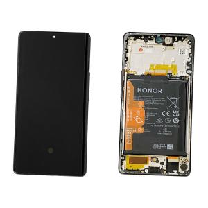 DISPLAY LCD PER HUAWEI HONOR MAGIC 5 LITE NERO CON FRAME + BATTERIA 0235AEMW SERVICE PACK