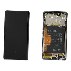 DISPLAY LCD PER HUAWEI HONOR MAGIC 5 LITE SILVER CON FRAME + BATTERIA 0235AEMY SERVICE PACK
