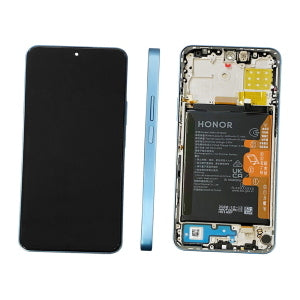 DISPLAY LCD PER HONOR X8A / 90 LITE BLU CON FRAME + BATTERIA 0235AEUJ SERVICE PACK