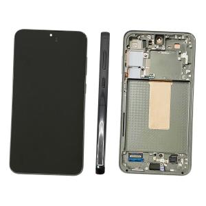 DISPLAY LCD PER SAMSUNG S916B S23 PLUS VERDE CON FRAME GH82-30477C GH82-30476C