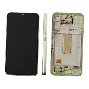 DISPLAY LCD PER SAMSUNG A346B A34 LIME CON FRAME GH82-31200C GH82-31201C - SERVICE PACK