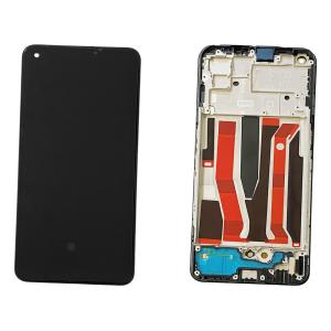 DISPLAY LCD PER OPPO RENO 5Z 5G / A94 5G NERO CON FRAME (AMOLED) (O/S)