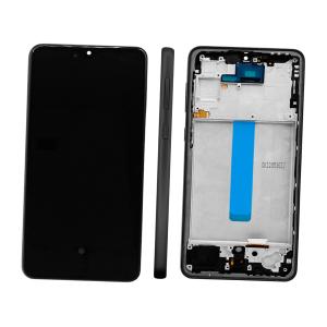 DISPLAY LCD PER SAMSUNG A336B A33 NERO CON FRAME (AMOLED) (O/S)