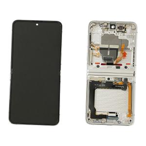 DISPLAY LCD PER SAMSUNG F711B Z FLIP 3 5G SILVER GH82-27243E GH82-27244E GH82-27443E - SERVICE PACK