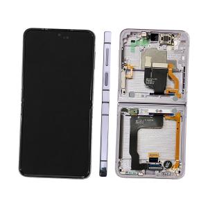 DISPLAY LCD PER SAMSUNG F721B Z FLIP 4 5G VIOLA CON FRAME GH82-29440B GH82-29441B GH82-30238B GH82-30239B