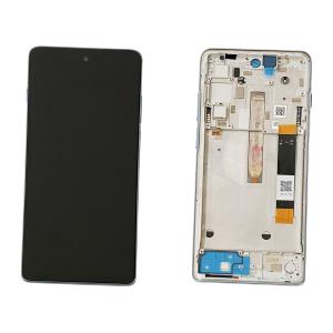 DISPLAY LCD PER MOTOROLA XT2175 MOTO G200 5G VERDE CON FRAME 5D68C20079 5D68C20182