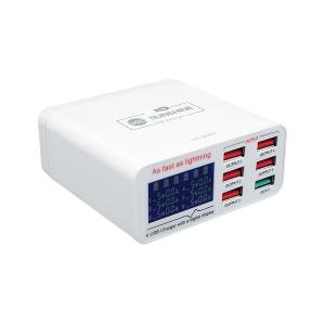 CARICABATTERIE DA BANCO SUNSHINE SS-304Q CON 6 PORTE BIANCO