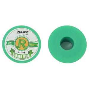 BOBINA STAGNO 0.5mm CON COLOFONIA 35g RELIFE RL-441