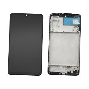 DISPLAY LCD PER SAMSUNG M225F M22 NERO CON FRAME (AMOLED)