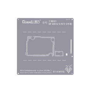 STENCIL PER REBALLING LAYER SCHEDA MADRE QIANLI QS177 PER SAMSUNG G991 S21