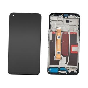 DISPLAY LCD PER OPPO A54 5G CPH2195 / A74 5G CPH2197 CPH2263 NERO CON FRAME
