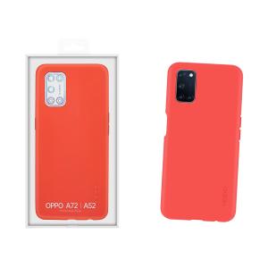 COVER CUSTODIA PER OPPO A52 / A72 / A92 ROSSO ORIGINALE 3061844 - BLISTER RETAIL