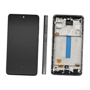 DISPLAY LCD PER SAMSUNG A525F A52 4G NERO CON FRAME (OLED) (O/S)