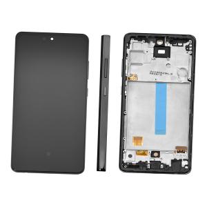 DISPLAY LCD PER SAMSUNG A526B A52 5G NERO CON FRAME (OLED) (O/S)