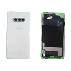 BACK COVER PER SAMSUNG G970F S10E BIANCO GH82-18452F