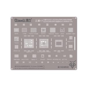 STENCIL PER REBALLING IC CHIP QIANLI QS222 PER CPU SAMSUNG