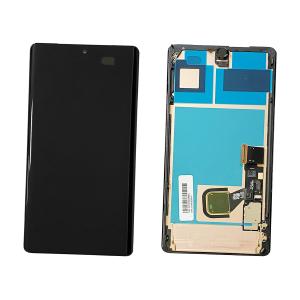 DISPLAY LCD PER GOOGLE PIXEL 7 PRO GP4BC GE2AE NERO + FINGERPRINT G949-00290-01 G949-00291-01