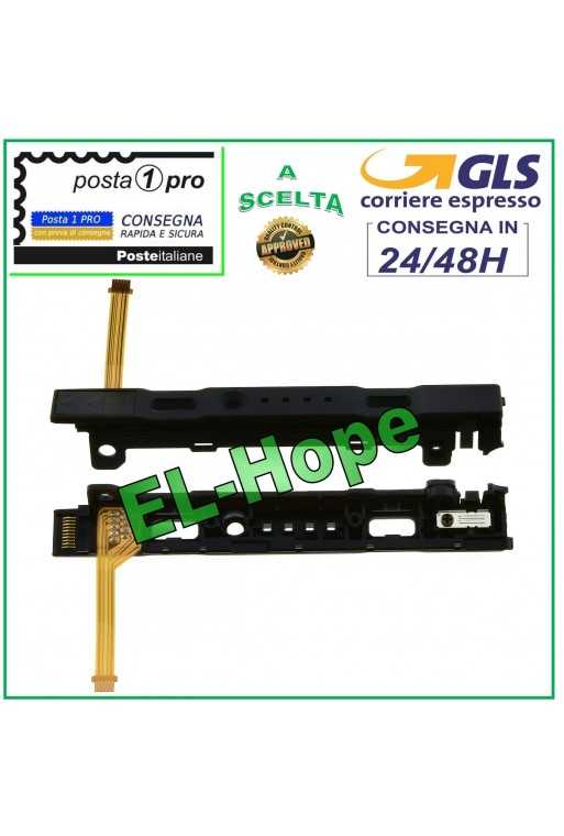 BINARIO LATERALE SINISTRO SLOT RICARICA CONTROLLER JOY-CON SX NINTENDO SWITCH