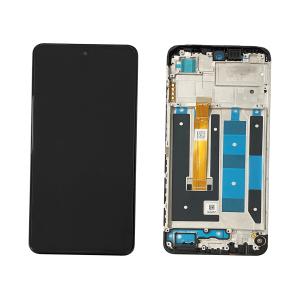DISPLAY LCD PER REALME C55 RMX3710 NERO CON FRAME 4130438 - SERVICE PACK