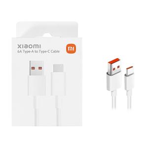 CAVO USB + TYPE-C XIAOMI BIANCO 6A 120W 1M BHR6032GL - BLISTER RETAIL