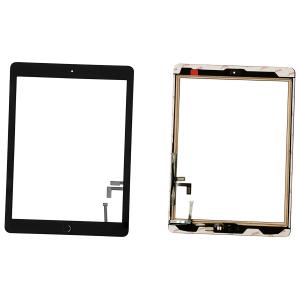 TOUCH SCREEN PER IPAD 5a 2017 NERO (Real Copper) CON TASTO HOME