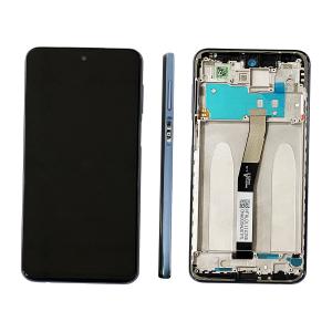 DISPLAY LCD PER XIAOMI REDMI NOTE 9S / 9 PRO GRIGIO TARNISH CON FRAME 560003J6B200 560004J6A100 - SERVICE PACK
