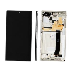 DISPLAY LCD PER SAMSUNG N985F N986B NOTE 20 ULTRA BIANCO CON FRAME GH82-31458C GH82-31461C GH82-31453C GH82-31454C GH82-31459C