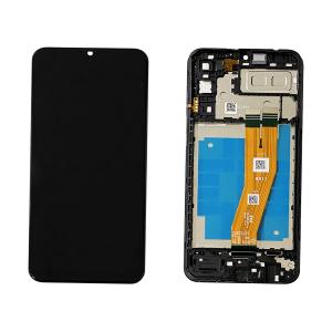 DISPLAY LCD PER SAMSUNG A042F A04E NERO CON FRAME GH81-23088A - SERVICE PACK